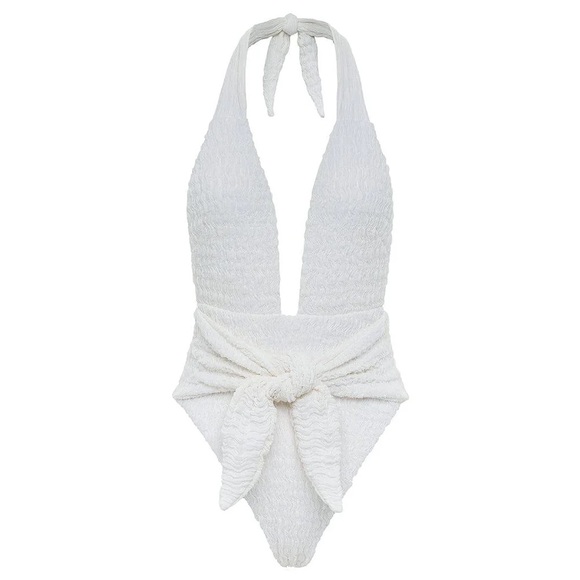 Montce Swim Seychelles Tropez Tie-Up One-Piece New with Tag size L